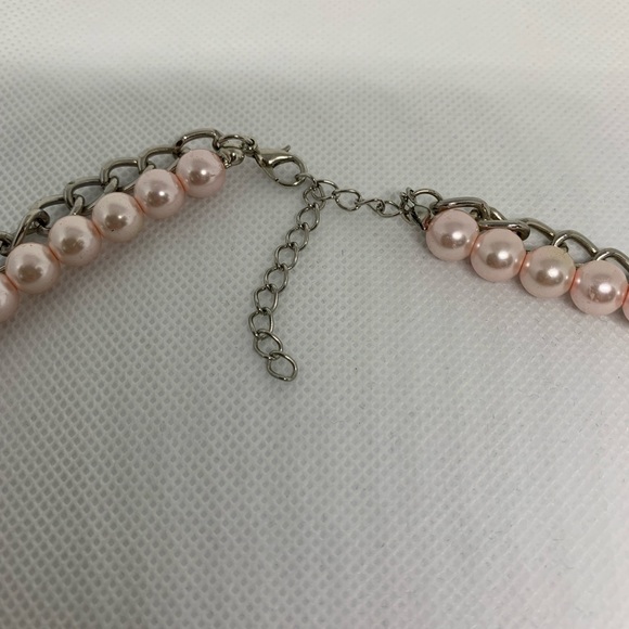 Gorgeous Layered Crystal and Pearl Statement Necklace - Picture 8 of 8